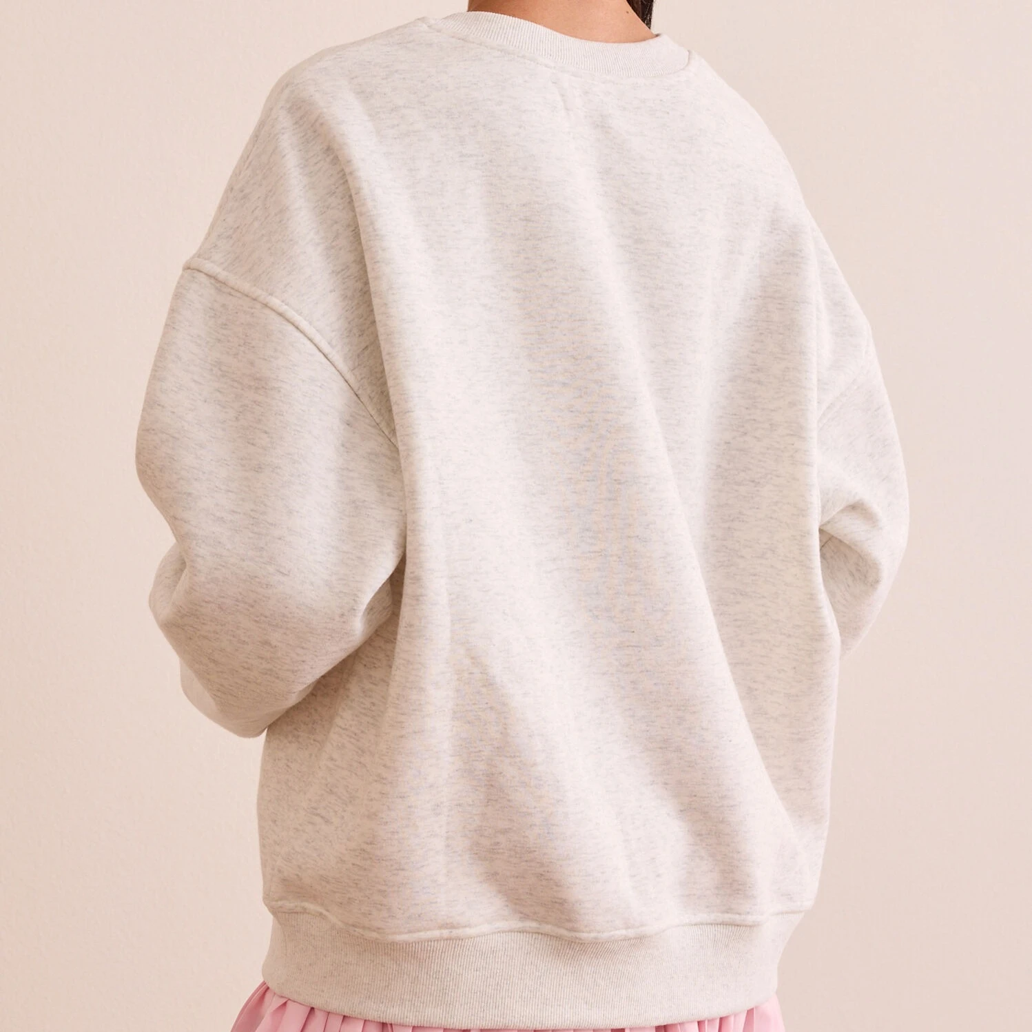 レディース ストリートウェア スウェットシャツ 長袖 クルーネック 刺繍入り ナンバー パーカー プルオーバー カジュアル トップス