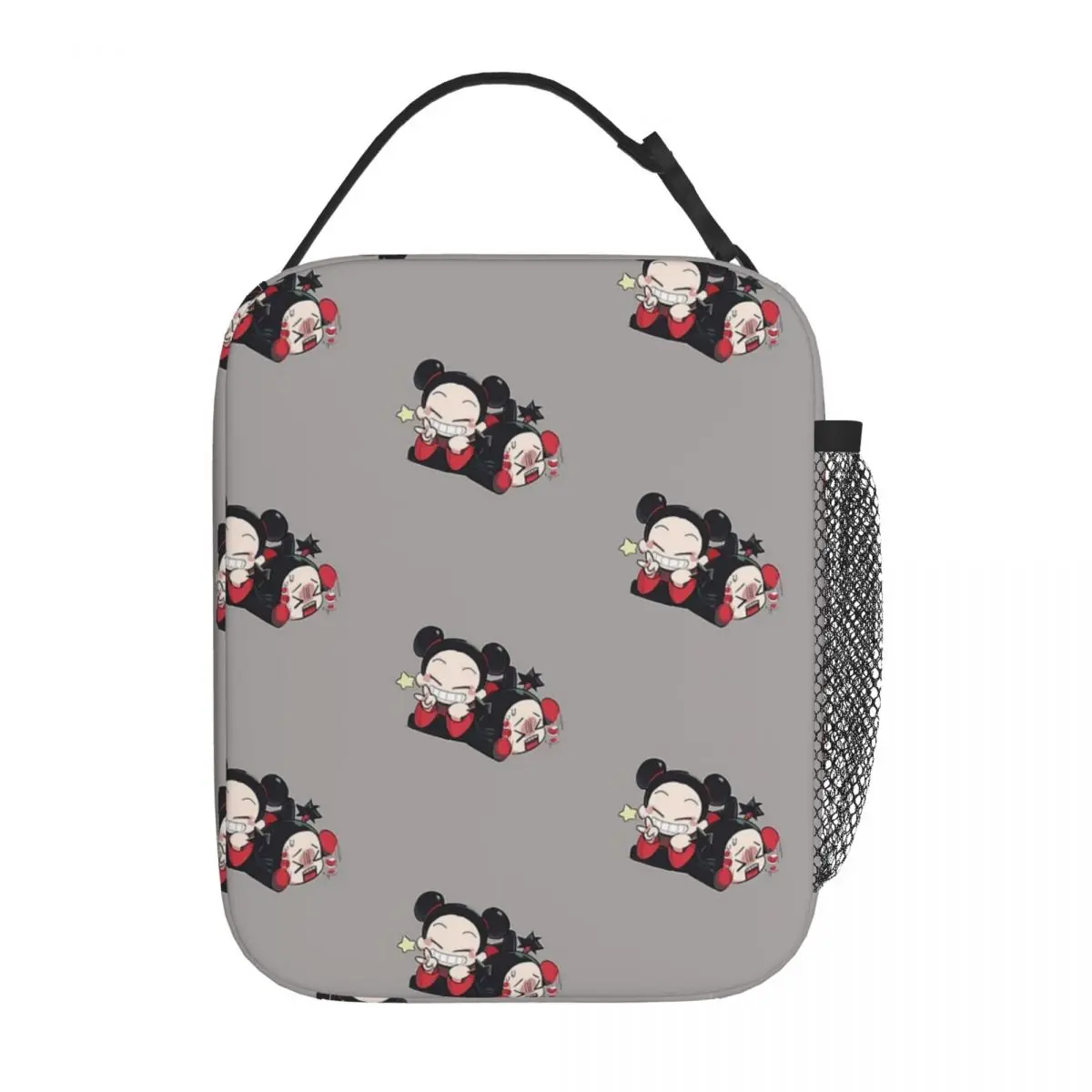 Pucca And Garu Insulated Lunch Bag for Women Children Portable Food Boxes Thermal Lunch Box Tote