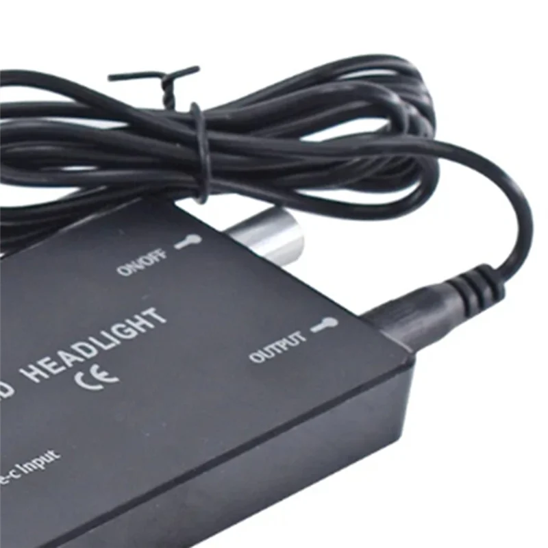 

ABJO- Loupe 5W LED Headlight Dentists Headlamp With Glasses Clip Loupe Spotlight Illuminator UBS Charger EU PLUG