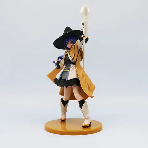 Roxy Migurdia 애니메이션 피규어-Mushoku Tensei Collectible 동상, 귀여운 포즈 PVC 모델, 베이스 포함, 애니메이션 팬을 위한 책상 장식 선물