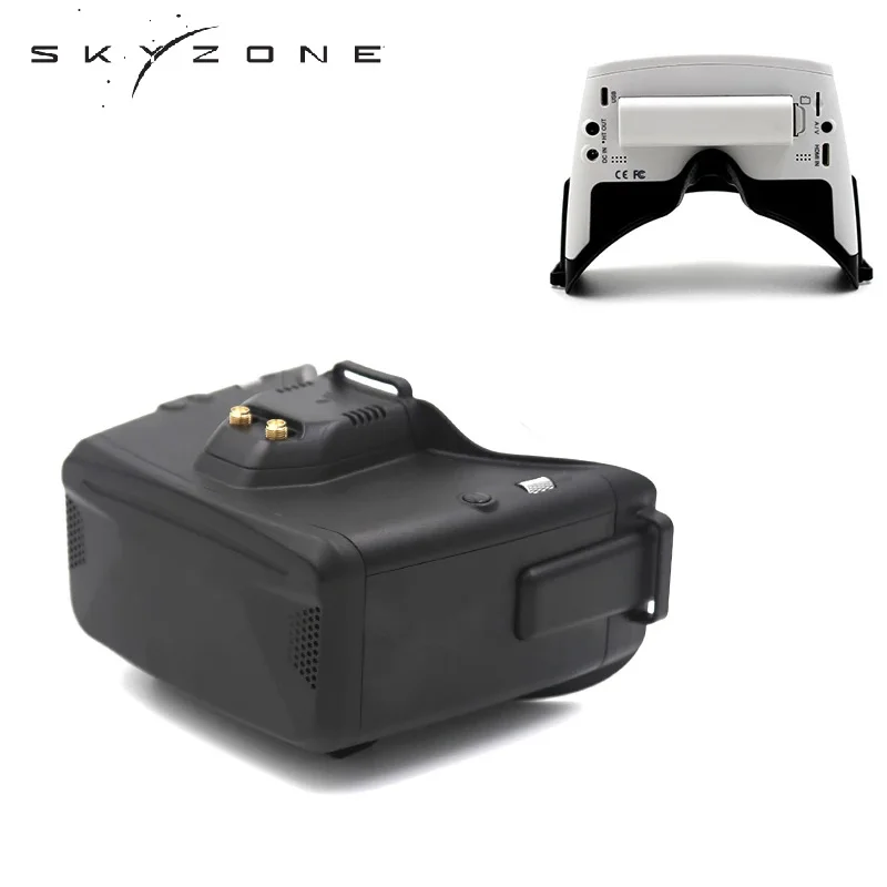 Skyzone cobra x v2 1280x720 4.3 polegadas diversidade 5.8ghz 48ch receptor rapidmix cabeça rastreador dvr fpv óculos para rc fpv modelo de drone