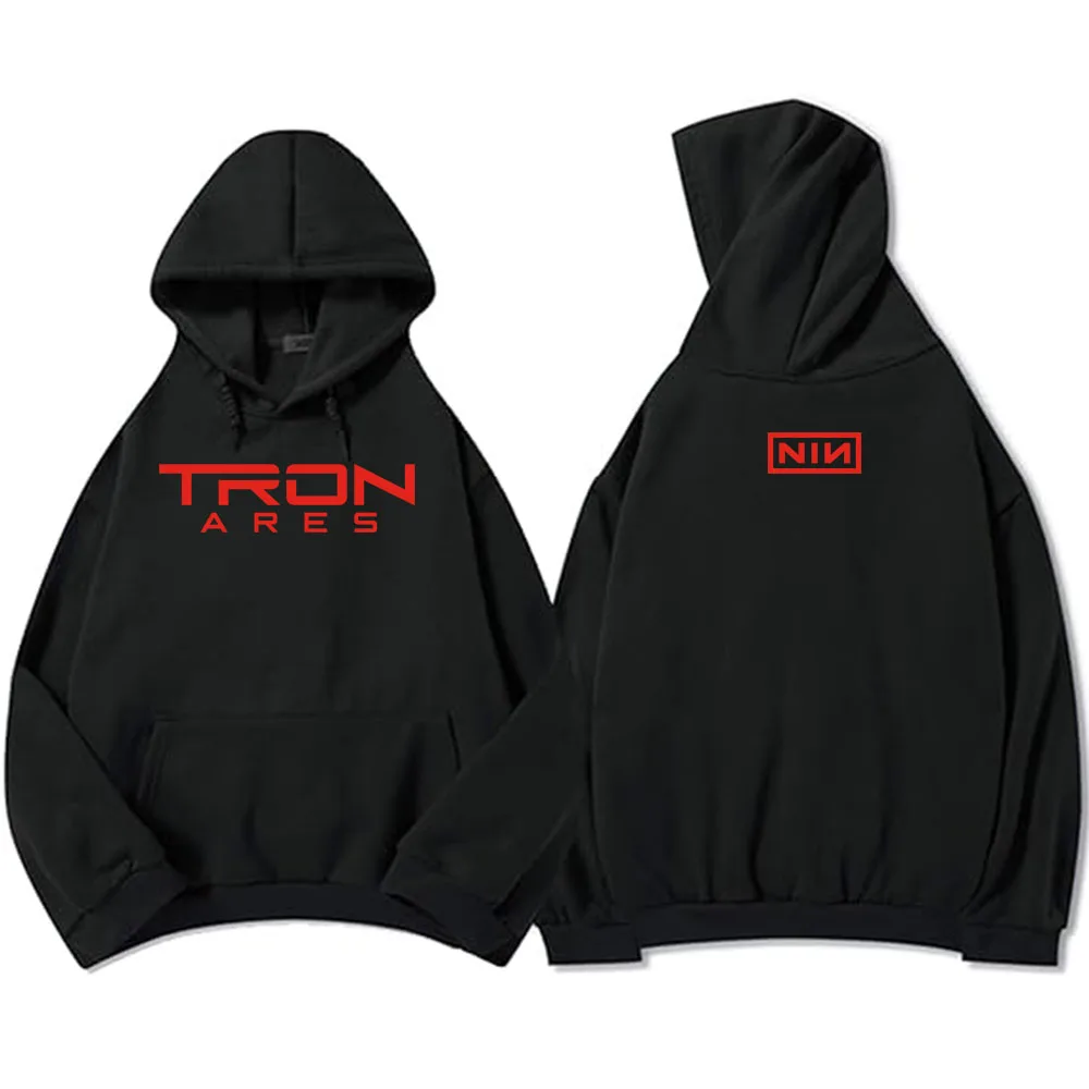 

Nine Inch Nails Tron Ares Hoodies Fashion Band Album Graphic Print Sweatshirts Hooded Long Sleeve Male Sudaderas Winter Men Tops