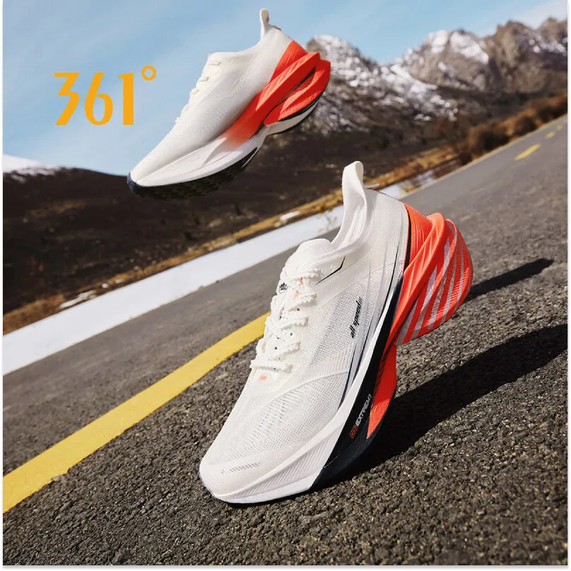 361 Degrees Furious 1,5 Herren-Laufsportschuhe, leichte Racing-Marathon-Rebound-Dämpfung, stabile Herren-Turnschuhe 672512223 F