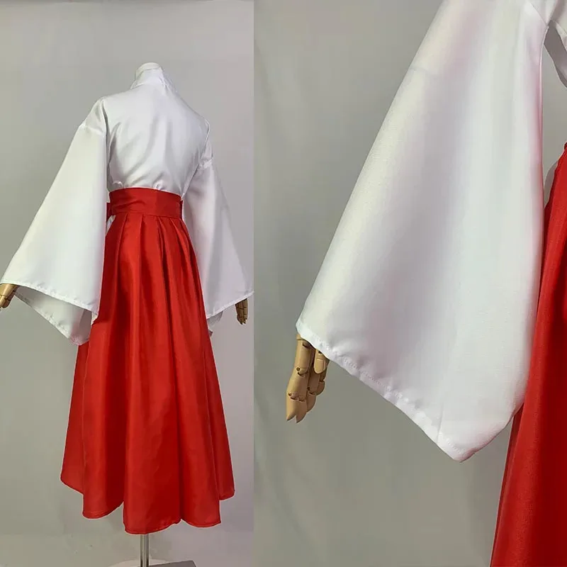 Disfraz de Iori Utahime, disfraz de Anime japonés, pantalones rojos y blancos, falda, tocado, peluca para Comic Con Iori Utahime, Kimono