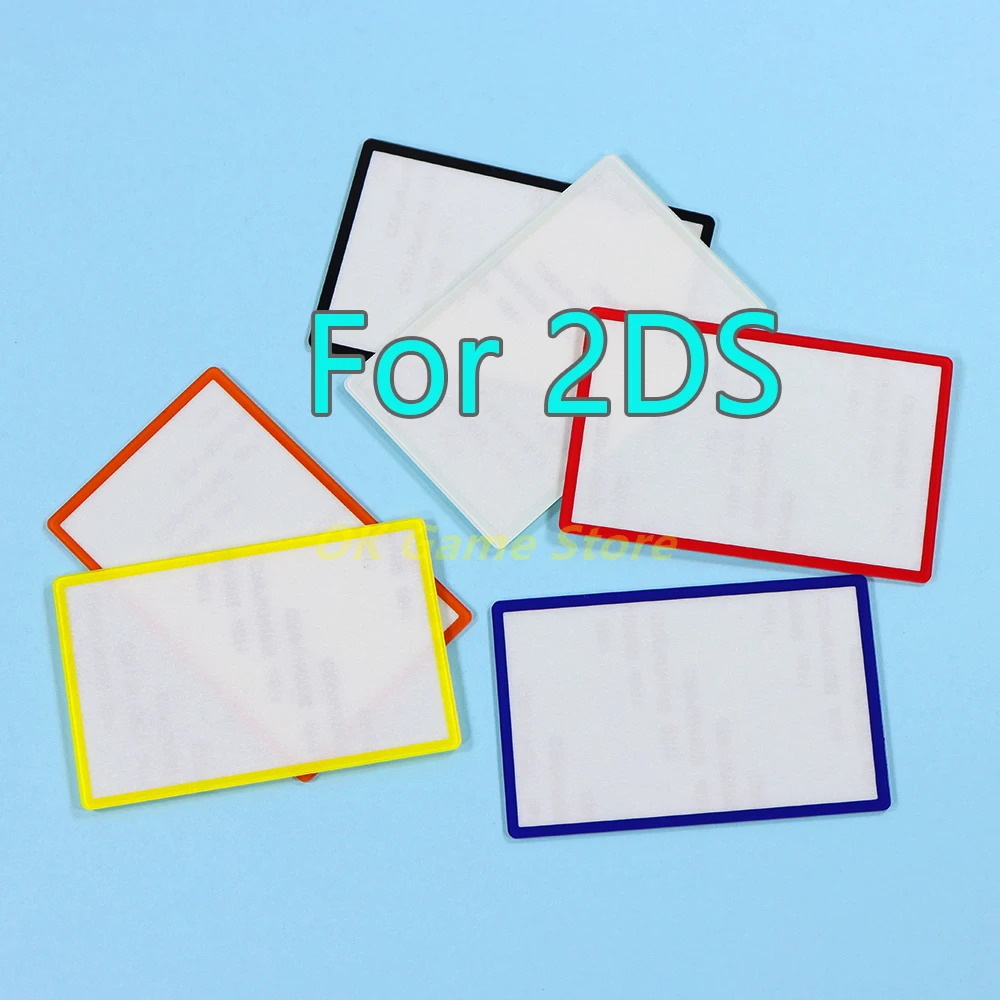 

30pcs/lot For 2DS Top Surface Mirror Lens Cover Upper LCD Screen Front Glass For 2DS Top LCD Screen Panel