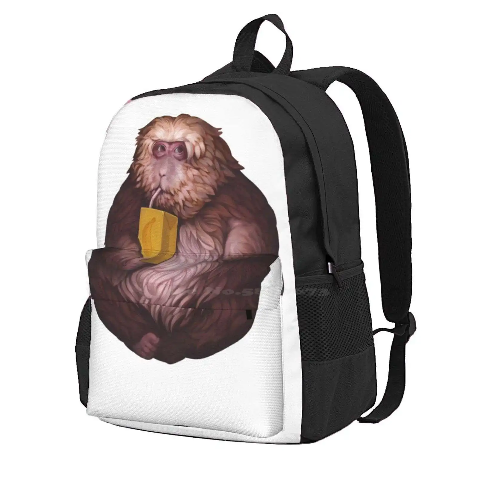 Xingxing Monkey Hot Sale Schoolbag Backpack Fashion Bags Xing Xing Monkey Fat Monkey Monkies Monkey With One Arm Cute Monkey