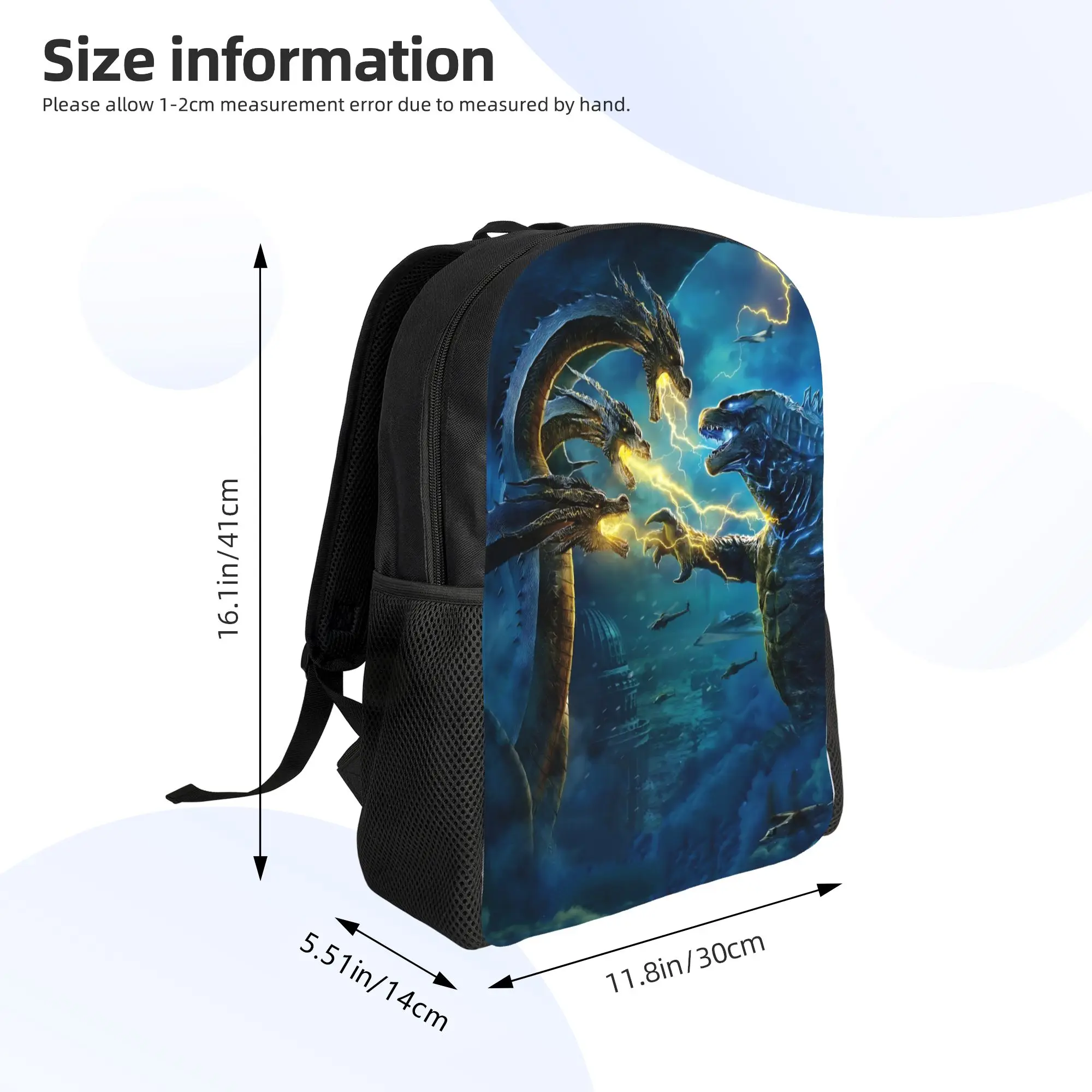 1Piece GODZILLA Laptop Bag GravityBeams Backpack New Semester Begins view 6