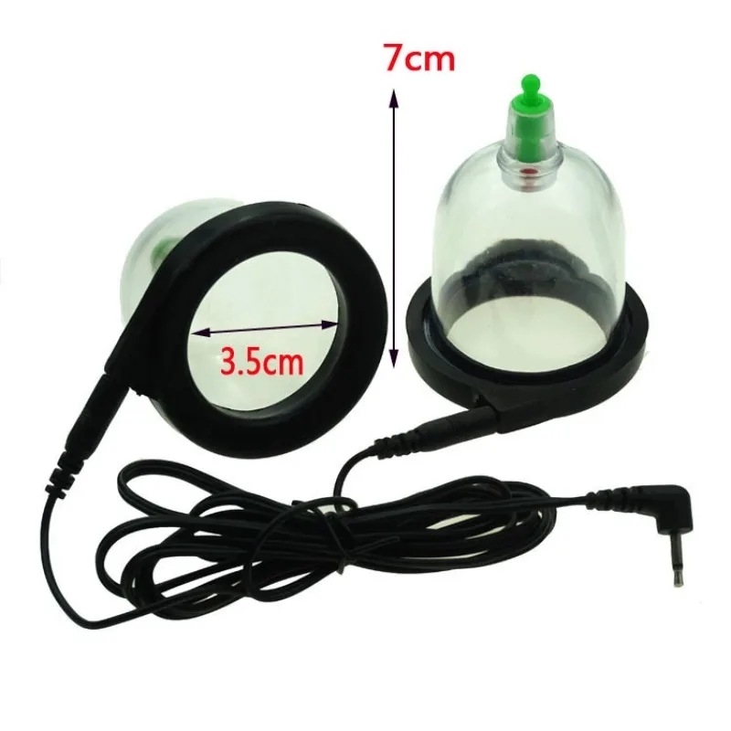 Electric Cupping Electrotherapy Electrode Cupping Vacuum Electroacupuncture Electrode Suction Tanks Body Massage Acupuncture Cup