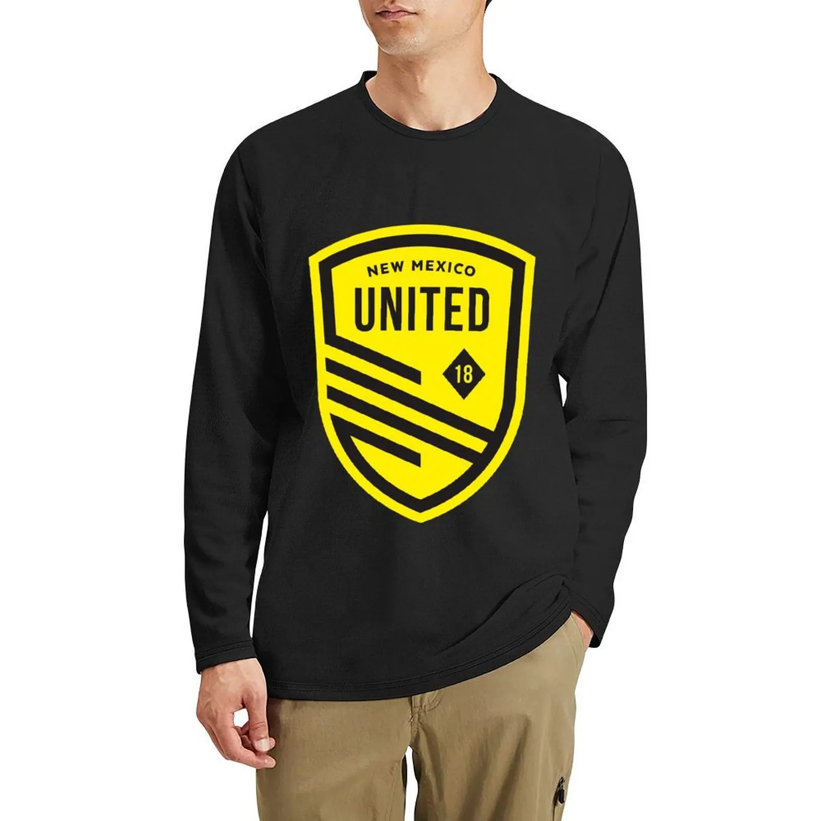 

New Mexico United Long T-Shirt quick-drying t-shirt sweat shirt Aesthetic clothing anime clothes mens graphic t-shirts hip hop