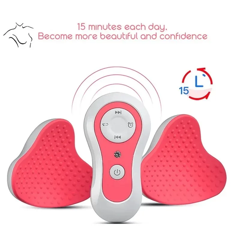 Magnet Breast Enhancer Electric Chest Enlargement Massager Anti-Chest Sagging Device Breast Acupressure Massage Therapy Tool