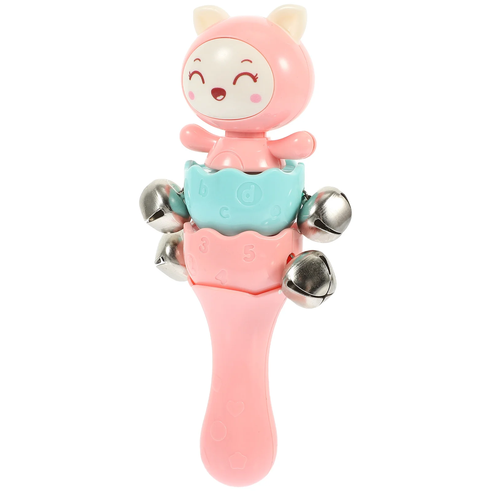 خشخيشة يدوية للطفل بجودة ممتازة، قوية وآمنة وعملية وتعزز التنسيق وتلهم الاهتمام أداة تفاعل الصوت الحلوة #6