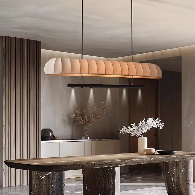 

Aesthetic silk restaurant chandelier wabi sandy wind retro silk homestay tea room bar commercial Nakajima desk lamp