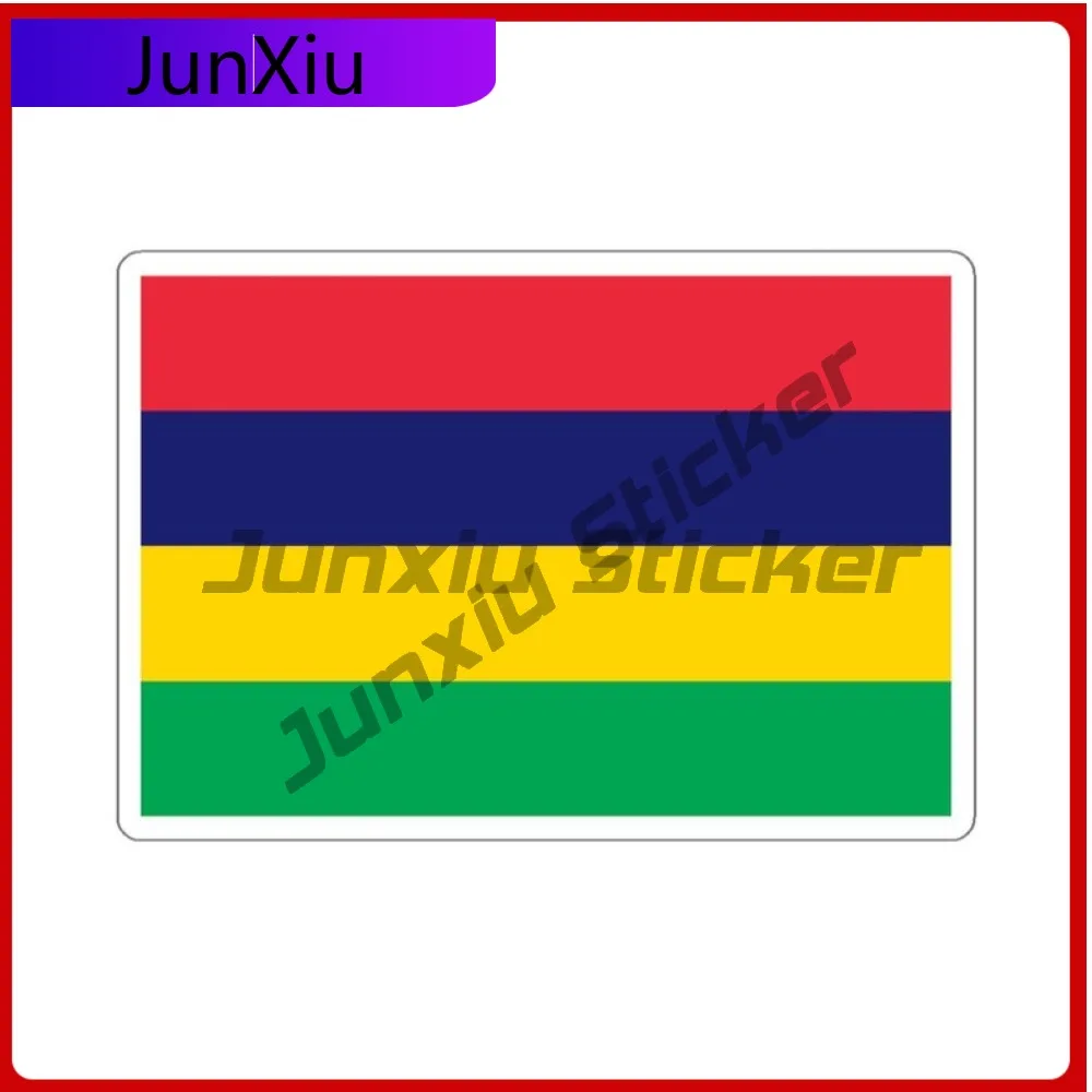 

Mauritius Flag Travel Stickers Tropical Island Souvenir Decal Exterior Suv Motorcycle Bumper Laptop Water Bottle Car Scrapbook