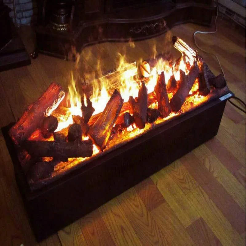 

3D Atomization Remote Control Adjustable Flame Effect English Display High Quality Built-In Household Electric Fireplace