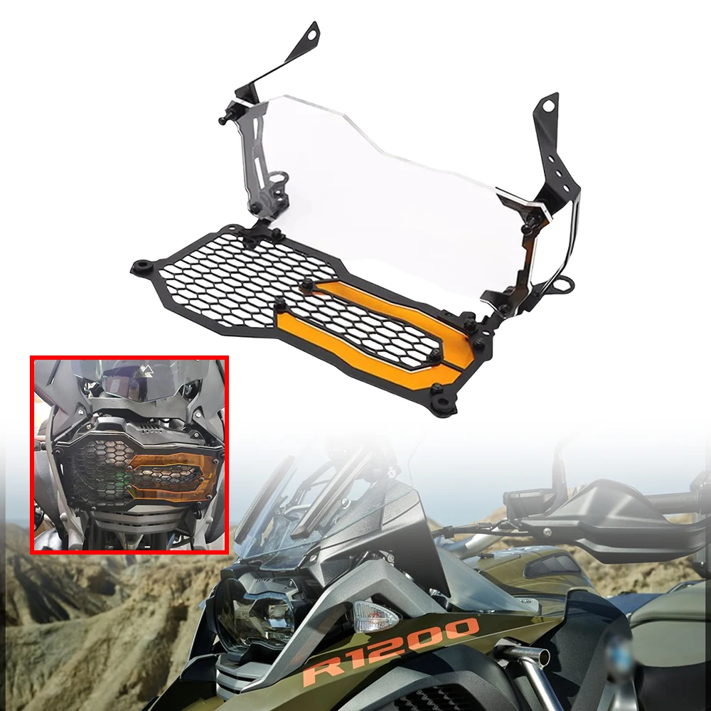 

Fit For BMW R1200GS LC ADV R1250GS 2013-2020 Motorcycle Headlight Grilles Guard Protector Headlamp Front Light Protection Cover