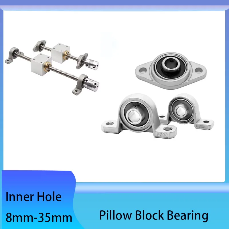 1Pcs Brand New Zinc Alloy Ball Bearing Block Mounted KFL KP Series Hot Sale KP/kFL000--KP/kFL007 ID Bore 8mm-35m