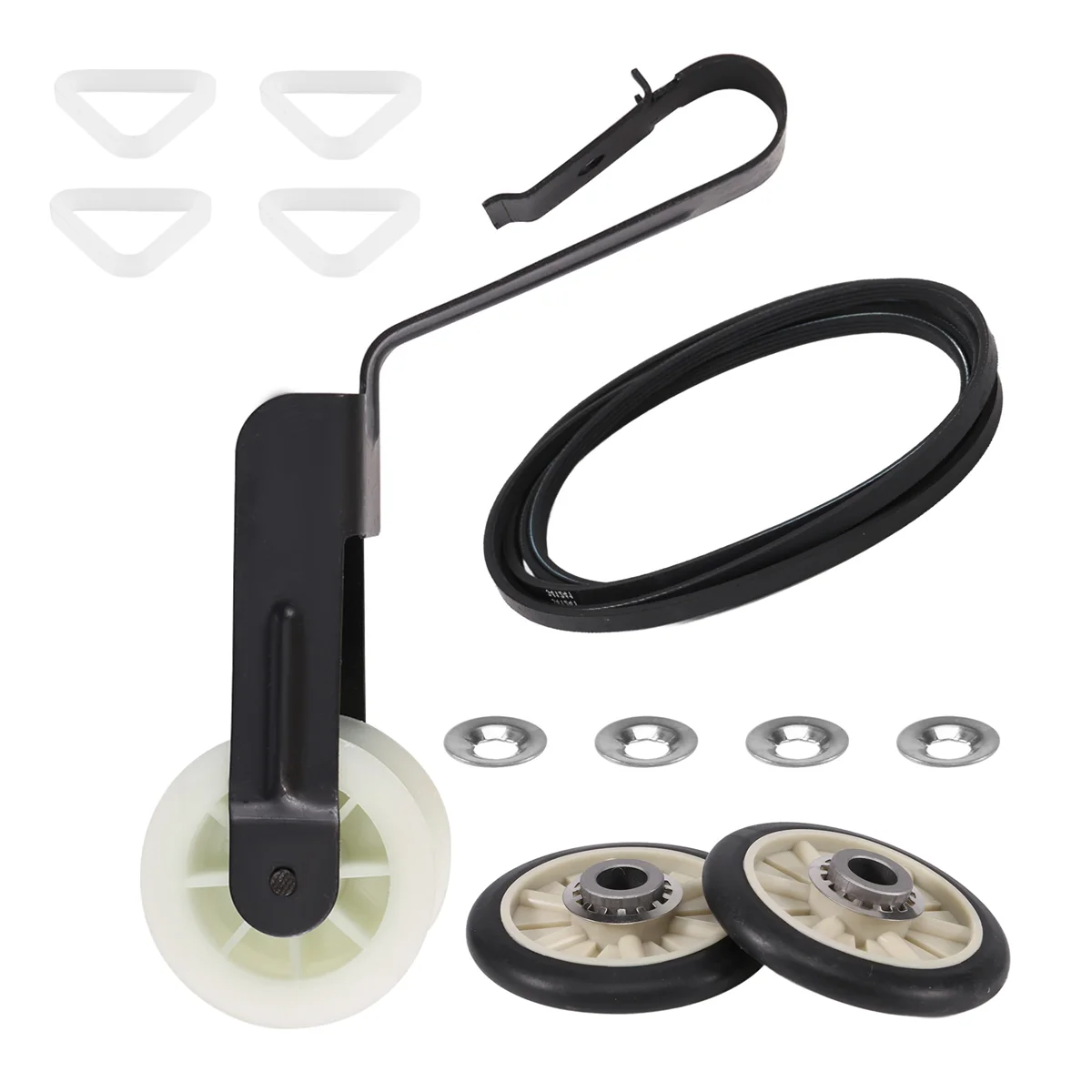 ชุดลูกกลิ้งสายพานเครื่องเป่าสําหรับ Whirlpool Kenmore WPW 10314173   ว 10314171 4392065   วีพี 4392065 691366 341241 349241 TN02R