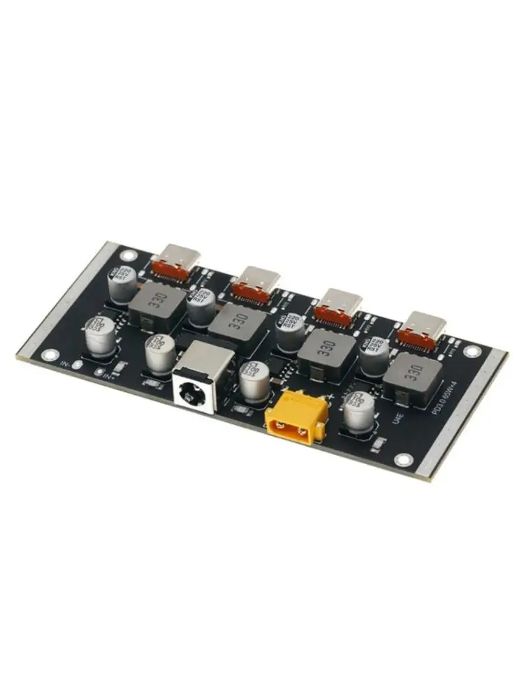 Modulo di ricarica rapida PD65W a 4 vie Interfacce di tipo C Supporto scheda di ricarica rapida Sostituzione PD3.0/2.0 per telefono portatile
