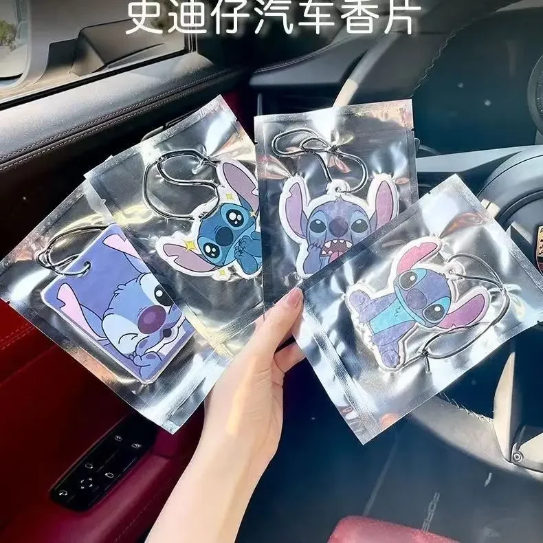 

Disney Stitch Aromatherapy Cute Anime Cartoon Car Aromatherapy Pendant Ornaments Room Aroma Wardrobe Fragrance Holiday Gifts