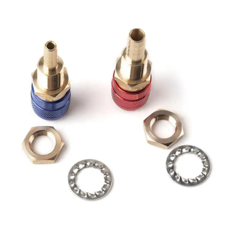 652F Water Cooled Gas Adapter Quick Connector Fitting Connector Soldering For MIG\TIG