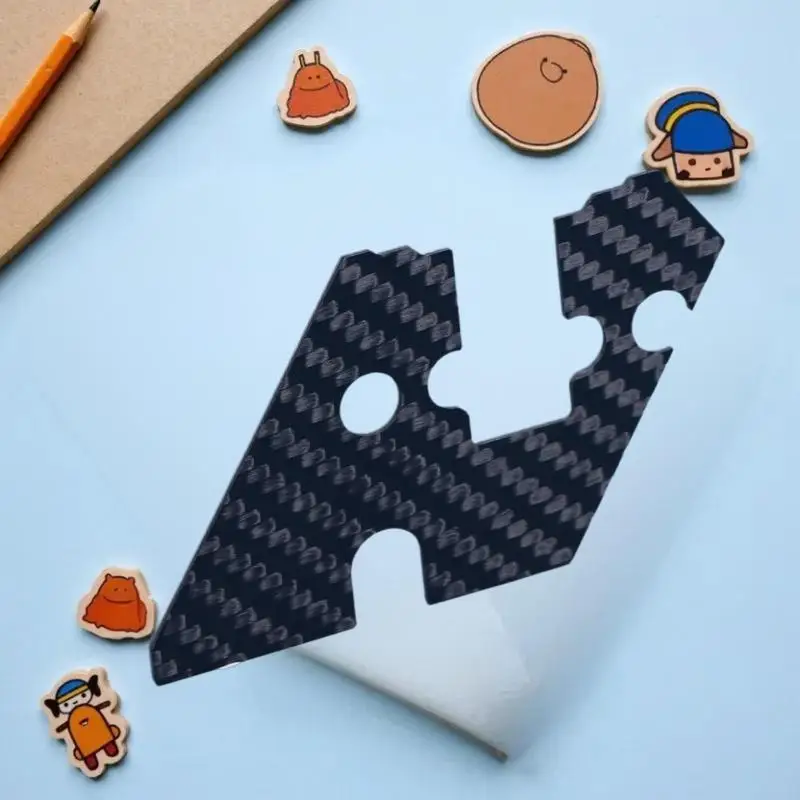 Capa de proteção contra poeira de fibra de carbono avançada para carros Tamiya TT02 TT-02 1/10 RC; Acessórios de instalação de qualidade