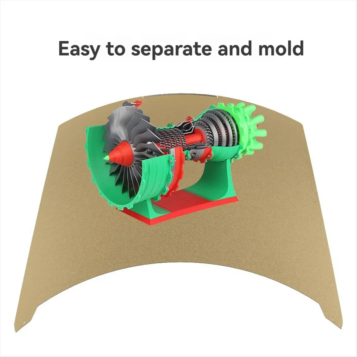 

Стабильная конструкция PEI 370x370 мм, нагревательная платформа, двухсторонняя печать, текстурированный стальной лист PEI для детали 3D-принтера Creality K2 Plus