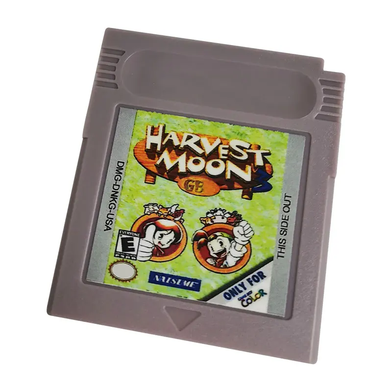 Harvest Moon 3 Classic Colorful Version Video Game Cartridge Console Card English Language For GameBoy Color GBC System