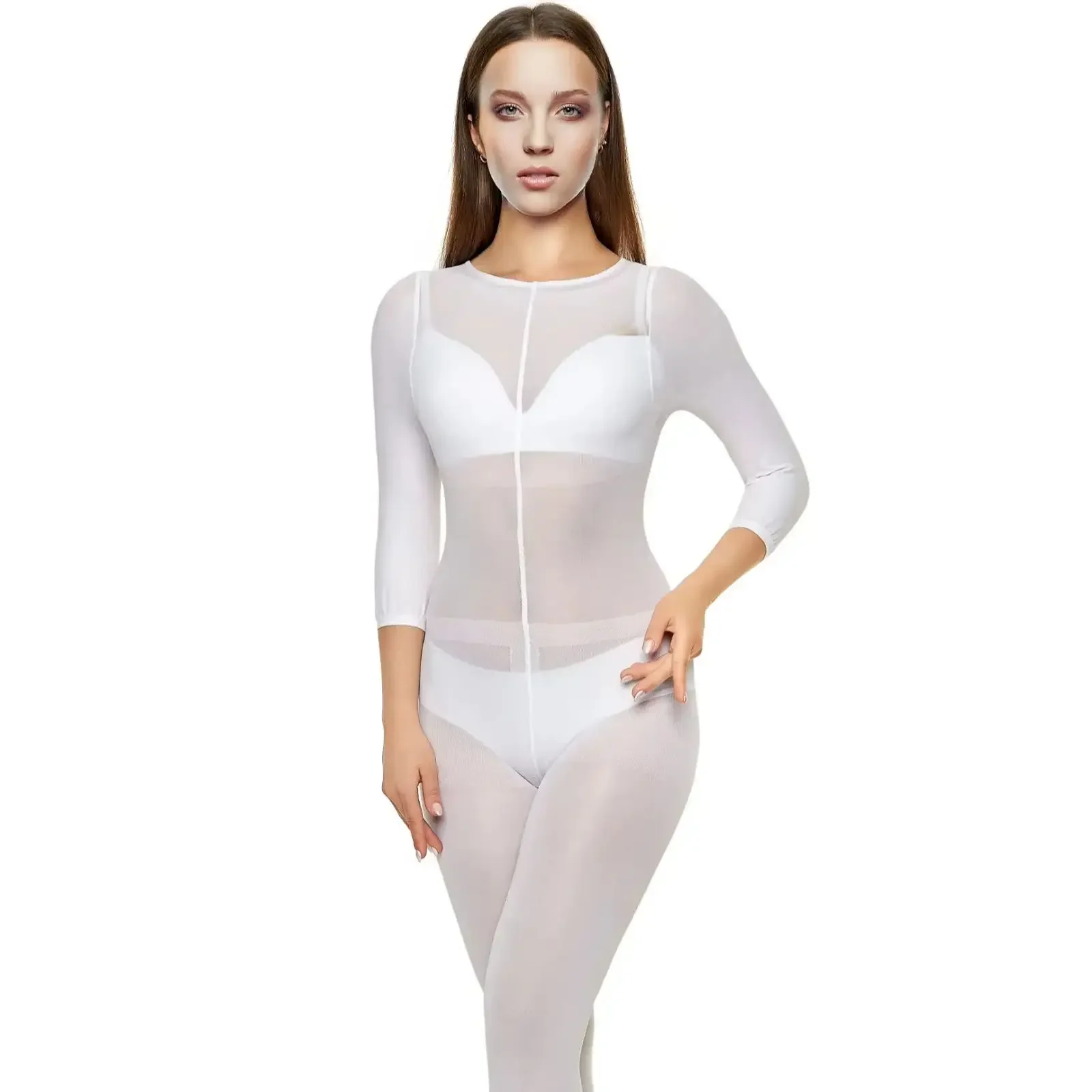 1Pcs Massage Bodysuit For Spa And Endermologie Type Treatments Slimming And Cellulite Reduction Treatment Free Szie Black White