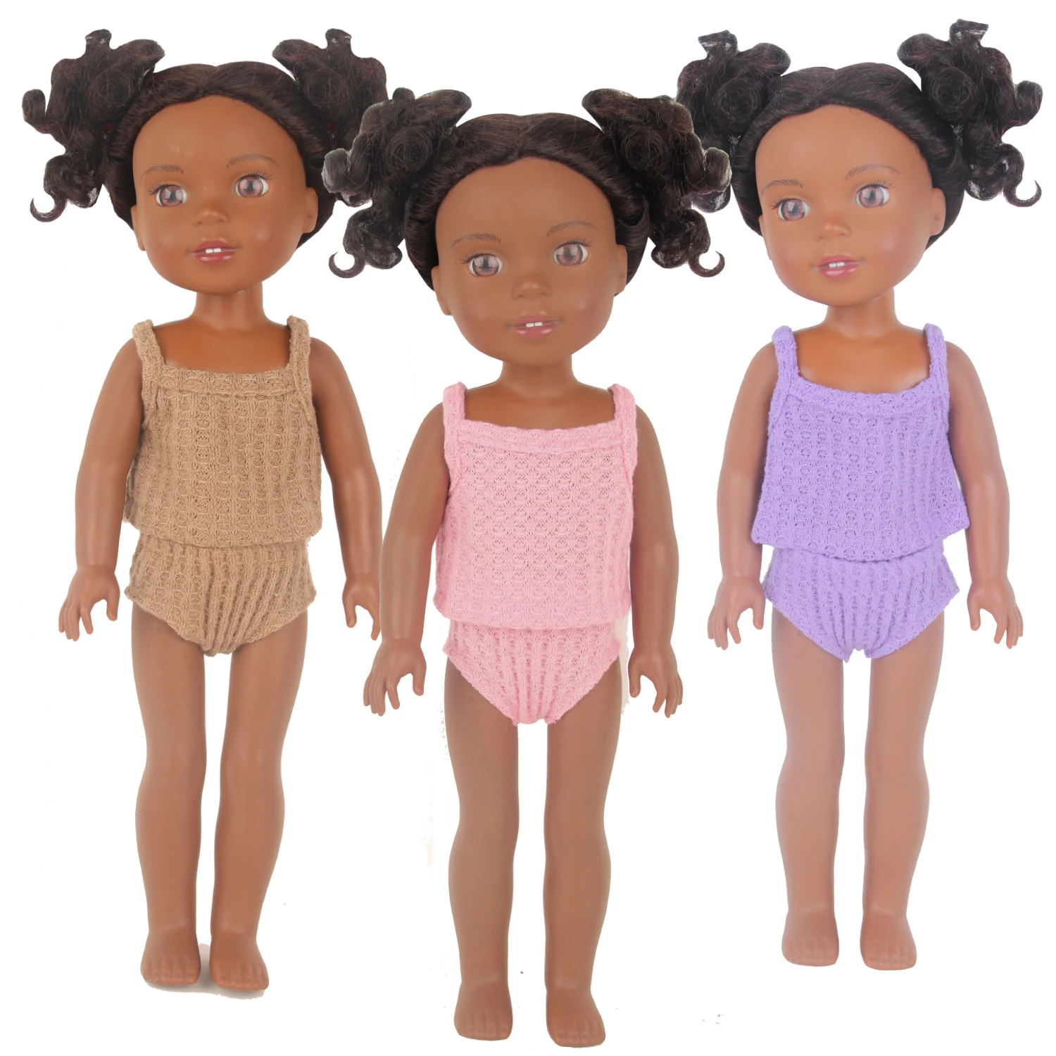 14 Inch American Doll Clothes Set Wool Clothing+Underpants Pajamas Suit For Russia&DIY,Africa Dolls Girls