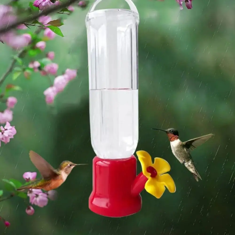 

Mini Hummingbird Feeders with Hanging Wires, Transparent Outdoor Humming Bird Feeder