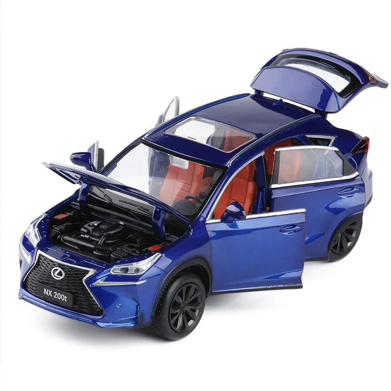 1:32 LEXUS NX200T SUV modello di auto in lega diecast veicoli giocattolo in metallo modello di auto simulazione Sound Light Collection giocattolo