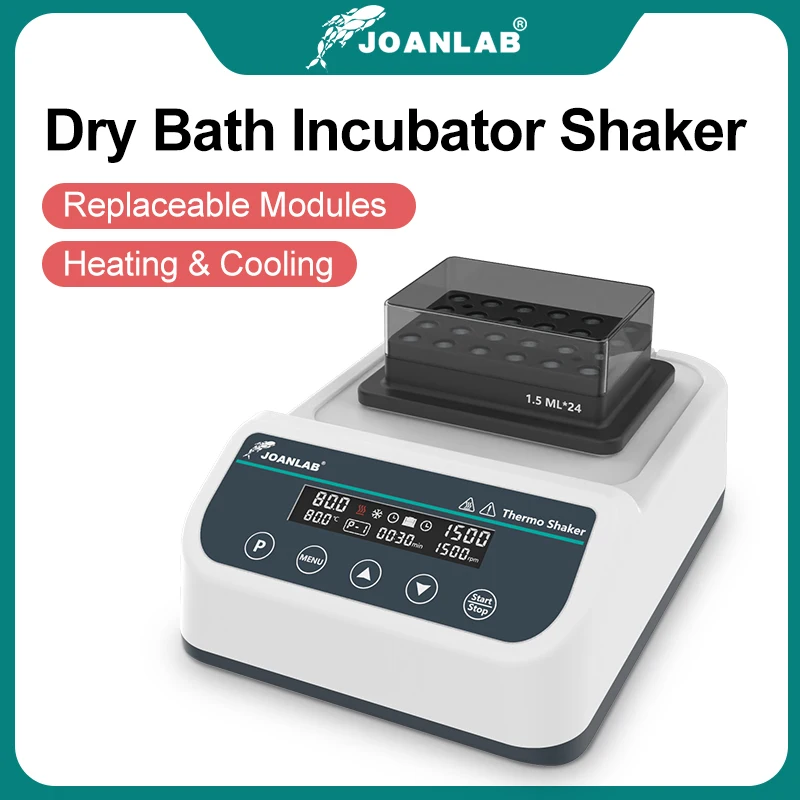 JOANLAB Digital Display Heating Dry Bath Incubator Laboratory Equipment Constant Temperature Heater Dry Bath Incubator Shaker