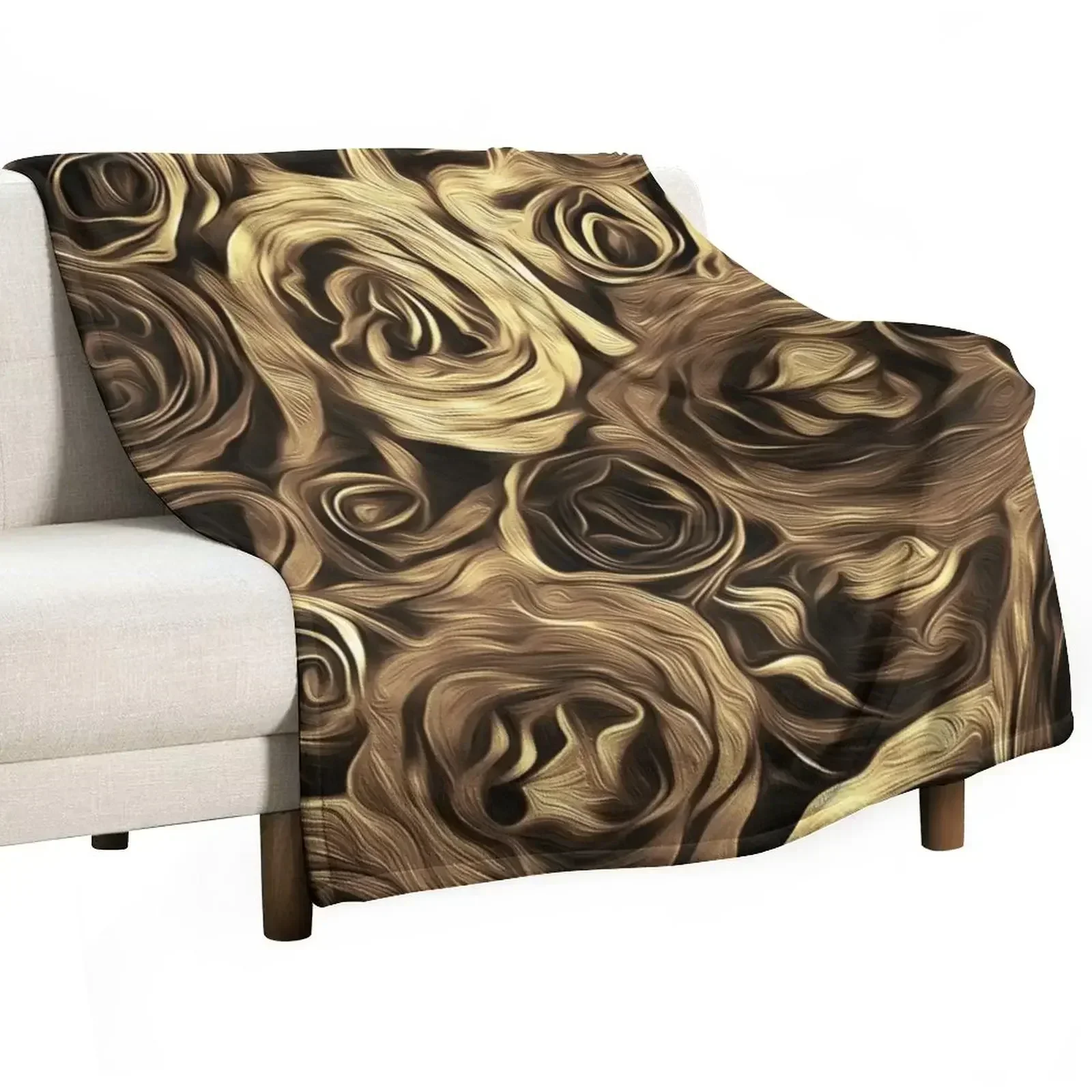 

Mustard Roses Digital Art Throw Blanket Nap bed plaid Blankets