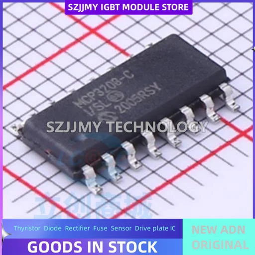 MCP3208-B MCP3208-C   SOIC-16 5PCS/LOT  New Original MICRO CONTROLLER GOOD PRICE AND QUALITY