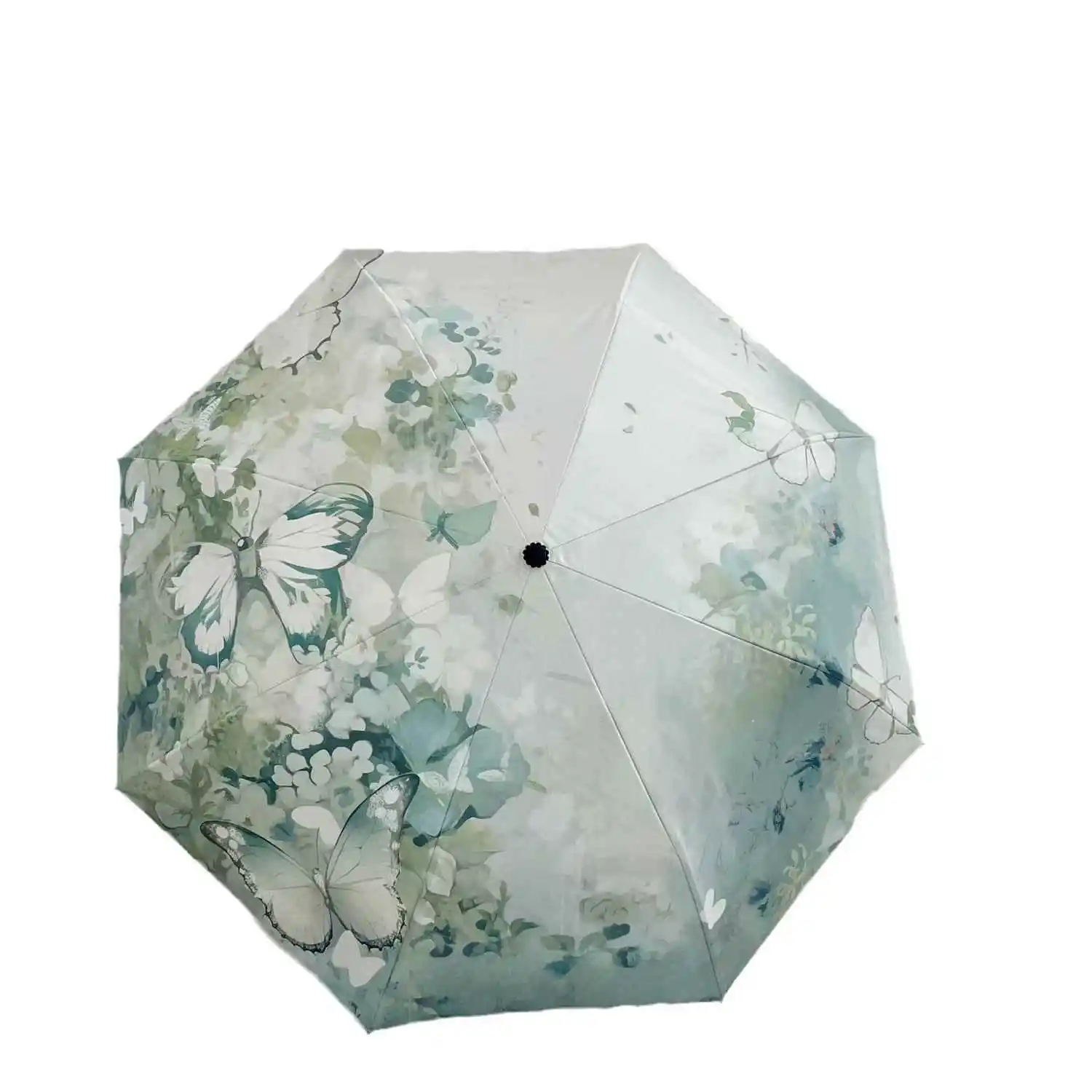 

Auatic Sunade Umbrella Высокоэстетичное значение Защита от дождя и солнца Защита от ультрафиолета Bla Клей Солнцезащитный зонт Футболка Складной дизайн