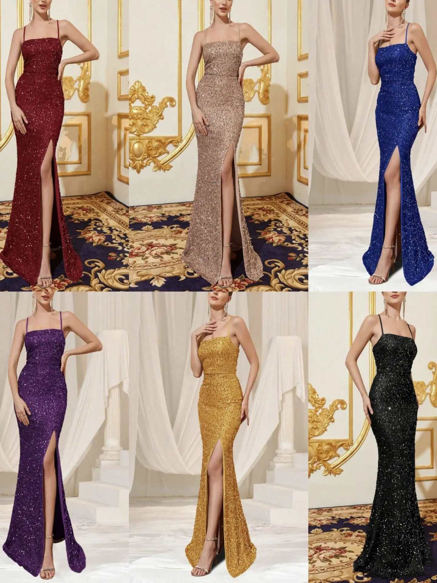 

Модный цвет с блестками, утягивающее женское платье Dr Ele с высокой талией для вечеринок и банкетов, лето 202, китайское производство