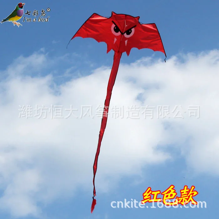 Weifang Kites Nieuwe Bat Kite Leuke Imp Kite 150x55cm met 2.4m Staart Gemakkelijk Vliegende Kinderen verjaardagscadeau