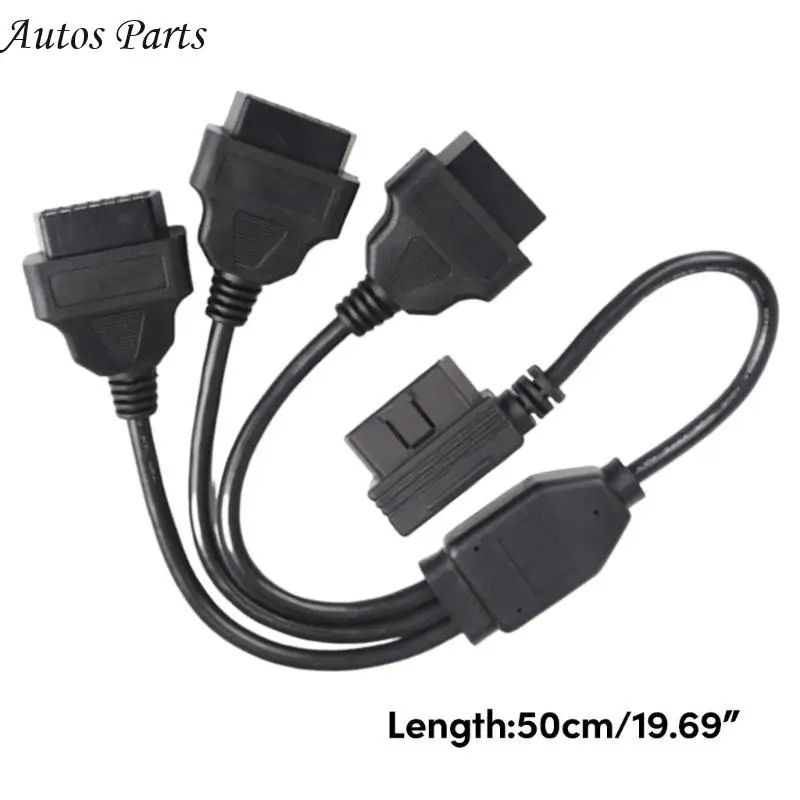 Câble 57BA 16 broches OBD2 L, test efficace des véhicules, connexion plusieurs dispositifs Diagnostic