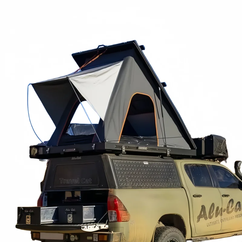 

Outdoor Camping Car Rooftop Tent Suppliers Aluminum Pop-up Triangle Rooftop Tent Lightweight Car Top Roof Tent,Custom