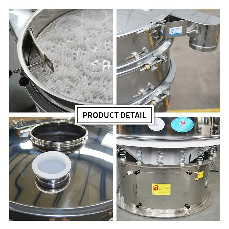 Voedsel Industriële Zeef Zeven Roterende Trillende Schermmachine