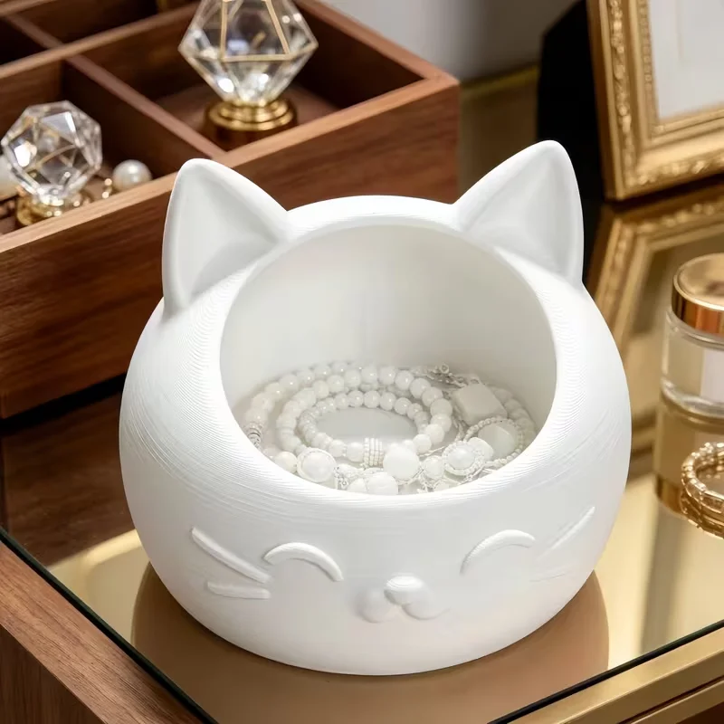 Mini Cartoon Cat-Shaped Storag - đánh giá và giá Jewelry Box Organizer Watches