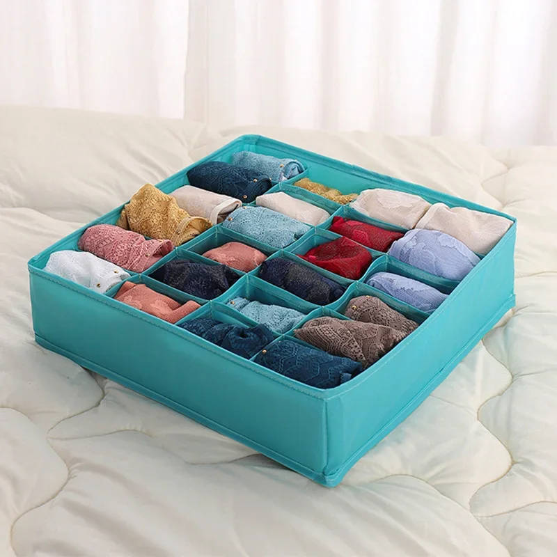 Underwear Organizer Foldable Home Cabinet Divider Storage Box Closet Drawer Organizers Socks Shorts Bra Storage Organizer Boxs