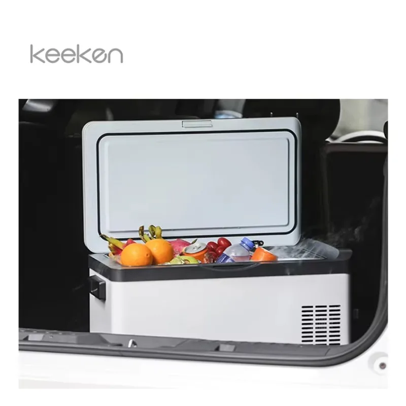 

TULX Mini Car Fridge Cooler 12 V Compressor Portable Car Fridge Freezer for Camping Travel