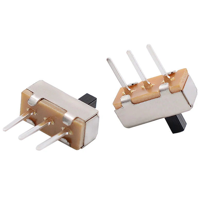 مفتاح تبديل منزلق صغير ، SS12D00 ، 3Pin ، 1P2T ، موقعان ، تشغيل-إيقاف ، جودة عالية ، 10
