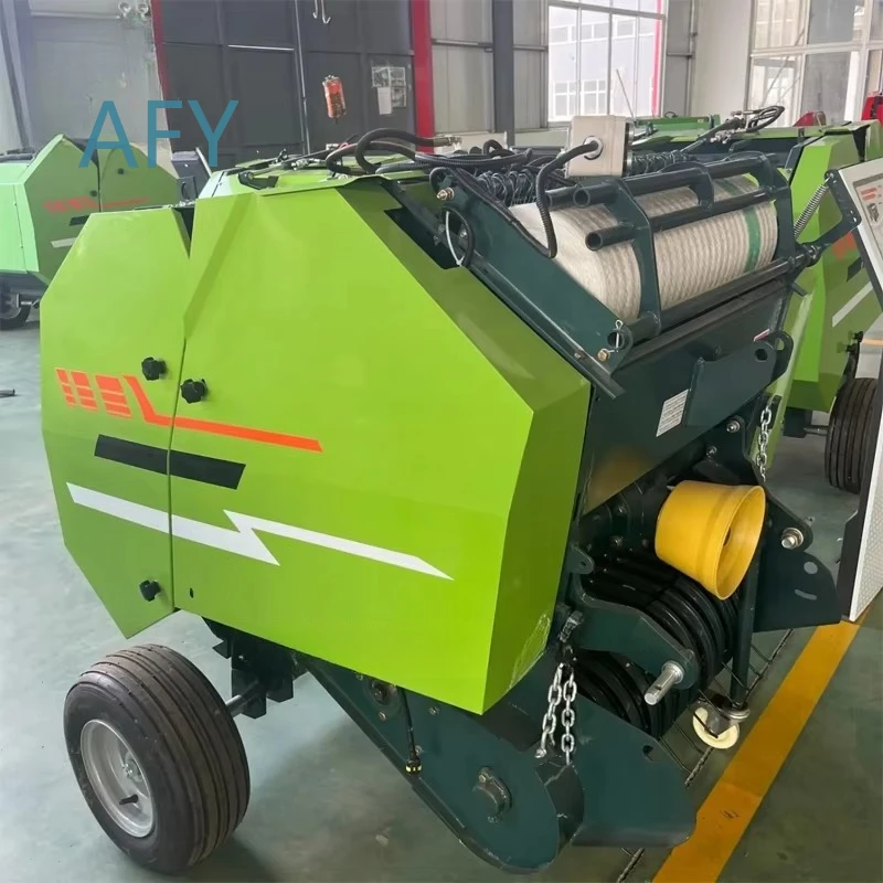 Empacadora Automática de Paja Redonda Mini para Tractor Agrícola, Equipo para Heno, Certificación CE, Maquinaria Agrícola, Herramientas de Empacado