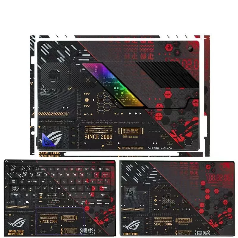 Dazzle Vinyl Special Sticker for Asus ROG Flow Z13 GZ302 Gaming 2025 GZ302E 2025