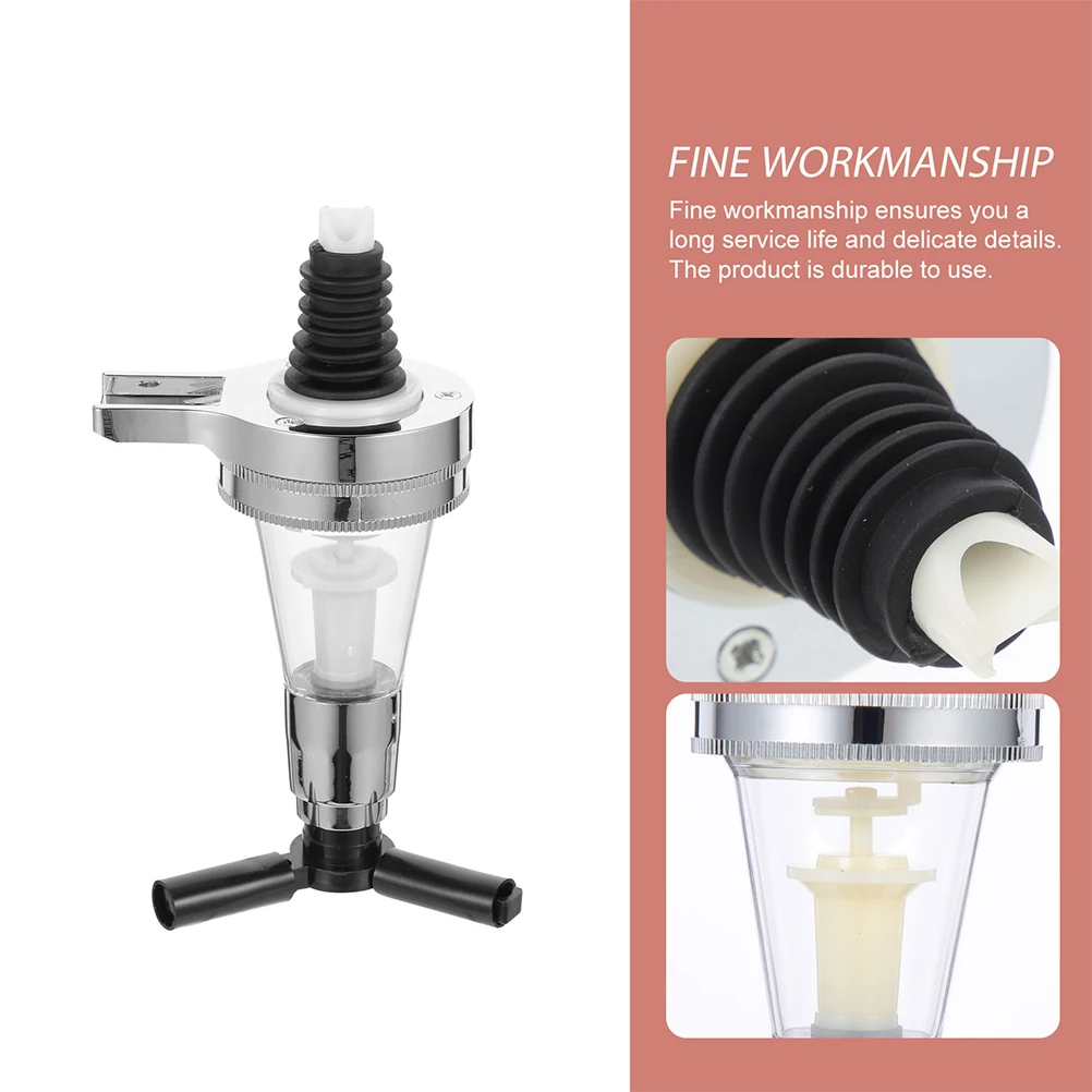 

Wine Wall Mounted Upside Down Beverage Bottle Dispenser For Liquor Water Bar Rational Pourer Spring Loaded Spout Hanging Wine