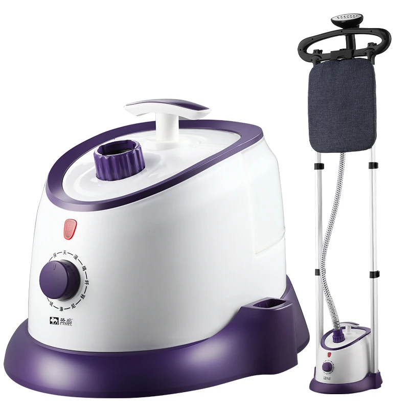 

Double rod steam hanging iron high power household vertical ironing machine13 holes flat hanging all-in-one machine
