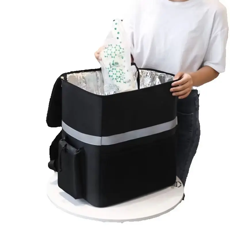 35L Extra Large Thermal Food Bag Cooler Bag Refrigerator Box Fresh Keeping Food Delivery Backpack Insulated Cool Bag