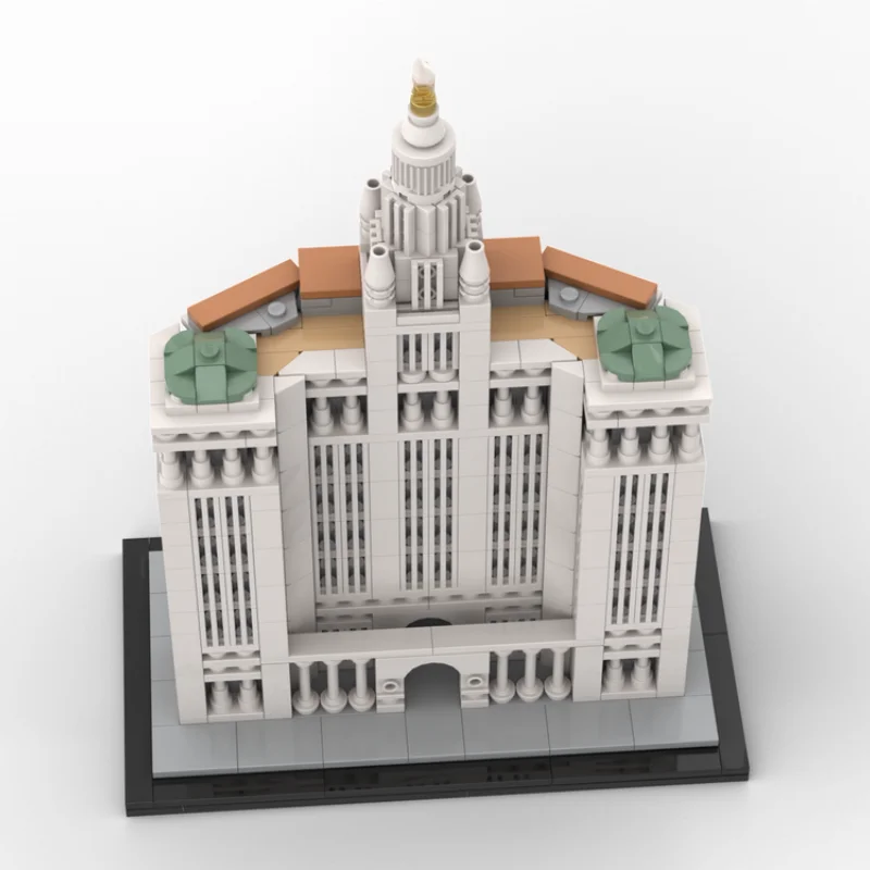 

MOC-239441 Manhattan Municipal Building Building Block Assembly Model City Beautiful Architecture Set Gifts 1130Pcs Spliced